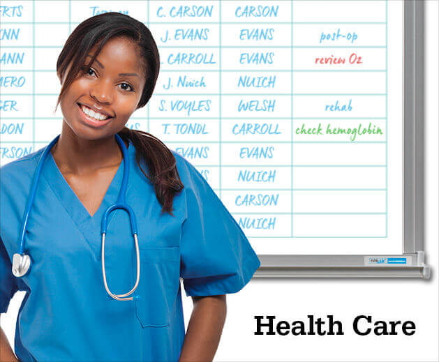 nurse station whiteboards